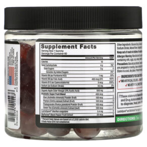 Force Factor ProbioSlim Apple Cider Vinegar Gummies 60 Gummies 818594015436