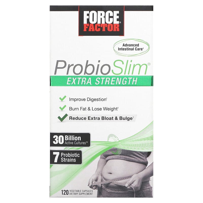 Force Factor ProbioSlim Extra Strength 30 Billion CFU 120 Capsules 1 Force Factor ProbioSlim Extra Strength 30 Billion CFU 120 viên 818594014811