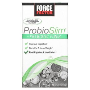 Force Factor ProbioSlim + Prebiotic Fiber 120 viên 818594014767