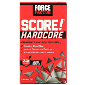 Force Factor SCORE! Hardcore Performance & Libido Intensifier 120 viên 818594014798