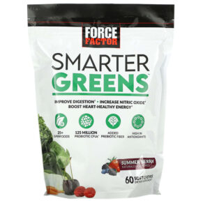 Force Factor Smarter Greens Summer Berry 60 viên 818594017133