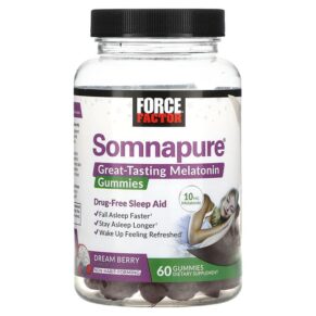 Force Factor Somnapure Great Tasting Melatonin Dream Berry 5 mg 60 viên 818594017966