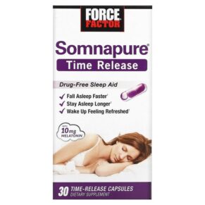 Force Factor Somnapure Time Release Melatonin 10 mg 30 Time-Release viên 818594015191