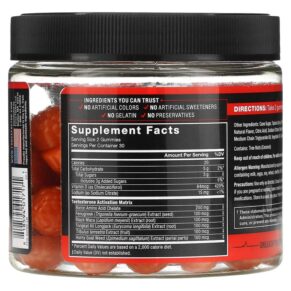Force Factor Test X180 Berry Punch 60 Gummies 818594017171