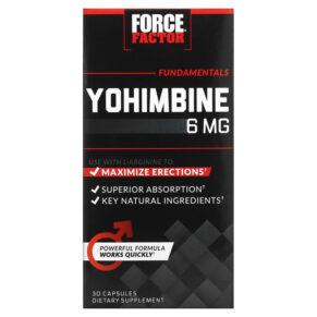 Force Factor Yohimbine 6 mg 30 viên 818594015276