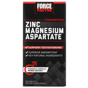 Force Factor Zinc Magnesium Aspartate 60 viên 818594015283