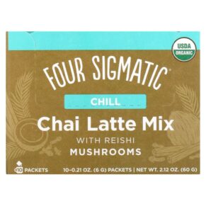 Four Sigmatic Chai Latte Mix + Reishi Mushrooms 10 gói 0.21 oz (6 g) 816897020829