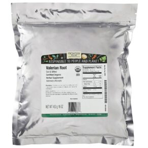 Frontier Co-op Organic Cut & Sifted Valerian Root 16 oz (453 g) 089836008886