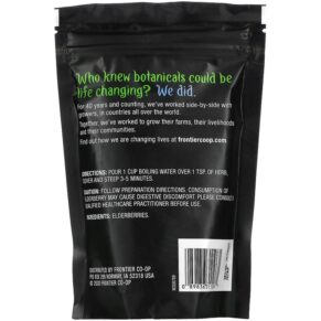 Frontier Co-op Whole Elderberries 8 oz (227 g) 089836311061