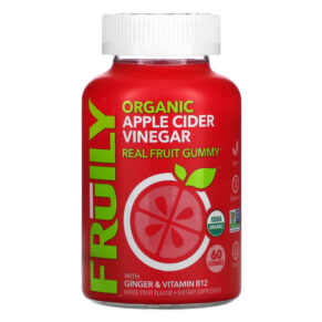 Fruily Organic Apple Cider Vinegar + Ginger & Vitamin B12 Mixed Fruit 60 viên 850019556001