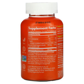 Fruily Organic Vitamin C Boost Mixed Fruit Flavor 60 Gummies 3 Fruily Organic Vitamin C Boost Mixed Fruit Flavor 60 Gummies 850019556162