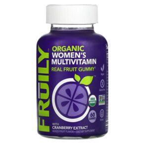 Fruily Organic Women's Multivitamin + Cranberry Extract Mixed Fruit 60 viên 850019556148