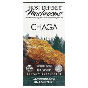 Fungi Perfecti Host Defense Chaga 120 viên 633422664149