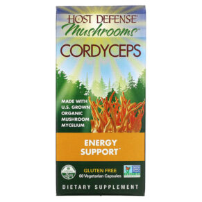 Fungi Perfecti Host Defense Host Defense Mushrooms Cordyceps Energy Support 60 viên 633422031026