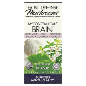 Fungi Perfecti Host Defense MycoBotanicals Brain 60 viên 633422038629