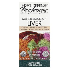 Fungi Perfecti Host Defense MycoBotanicals Liver 60 viên 633422038827