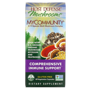 Fungi Perfecti Host Defense MyCommunity A 17 Species Multi Mushroom Complex 60 viên 633422038124