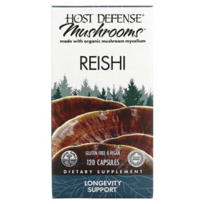 Fungi Perfecti Host Defense Reishi Longevity Support 120 viên 633422030333