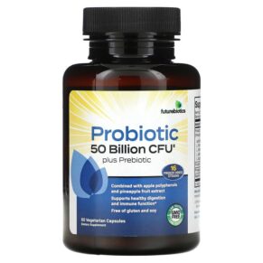 Futurebiotics Probiotic Plus Prebiotic 25 Billion CFU 60 viên 049479500802