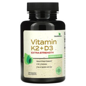 Futurebiotics Vitamin K2 + D3 Extra Strength 120 viên 049479501335