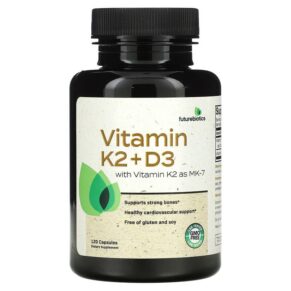 Futurebiotics Vitamin K2 + D3 + Vitamin K2 as MK-7 120 viên 049479500703