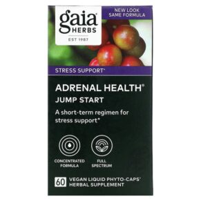 Gaia Herbs Adrenal Health Jump Start 60 viên 751063149402