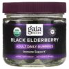 Gaia Herbs Black Elderberry Immune Support Adult Daily 80 viên 751063151504