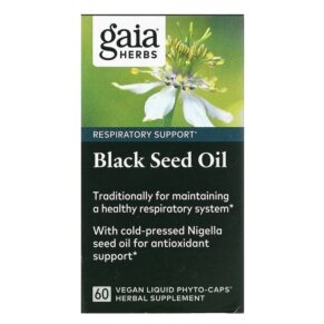 Gaia Herbs Black Seed Oil 60 viên 751063151665