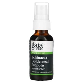 Gaia Herbs Echinacea Goldenseal Propolis Throat Spray 1 fl oz (30 ml) 751063361408