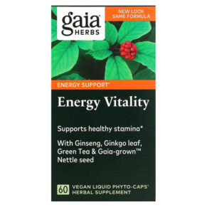 Gaia Herbs Energy Vitality 60 viên 751063398503