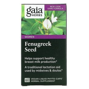 Gaia Herbs Fenugreek Seed cho Nữ 60 viên 751063402606
