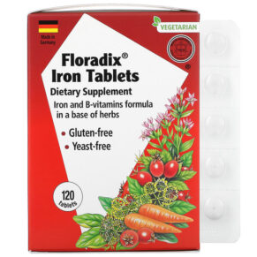 Gaia Herbs Floradix Iron 120 viên 850026260182