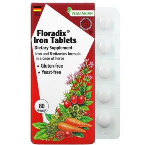 Gaia Herbs Floradix Iron 80 viên 850026260175