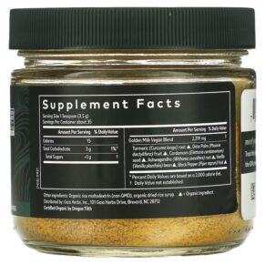 Gaia Herbs Golden Milk 4.3 oz (123 g) 751063149273
