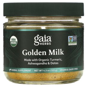 Gaia Herbs Golden Milk 4.3 oz (123 g) 751063149273