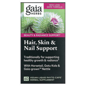 Gaia Herbs Hair Skin & Nail Support 60 viên 751063400800