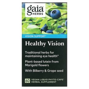 Gaia Herbs Healthy Vision 60 viên 751063399708