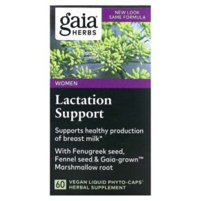 Gaia Herbs Lactation Support cho Nữ 60 viên 751063402200
