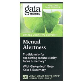 Gaia Herbs Mental Alertness 60 viên 751063398602