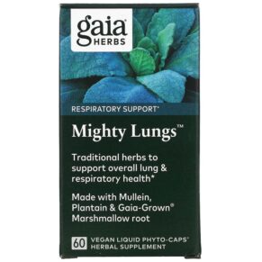 Gaia Herbs Mighty Lungs 60 viên 751063151641