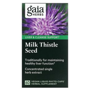 Gaia Herbs Milk Thistle Seed 60 viên 751063399203