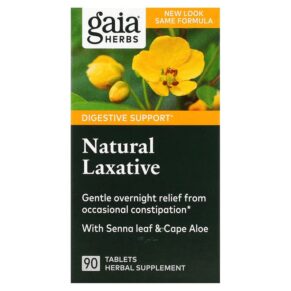 Gaia Herbs Natural Laxative 90 viên 751063996211