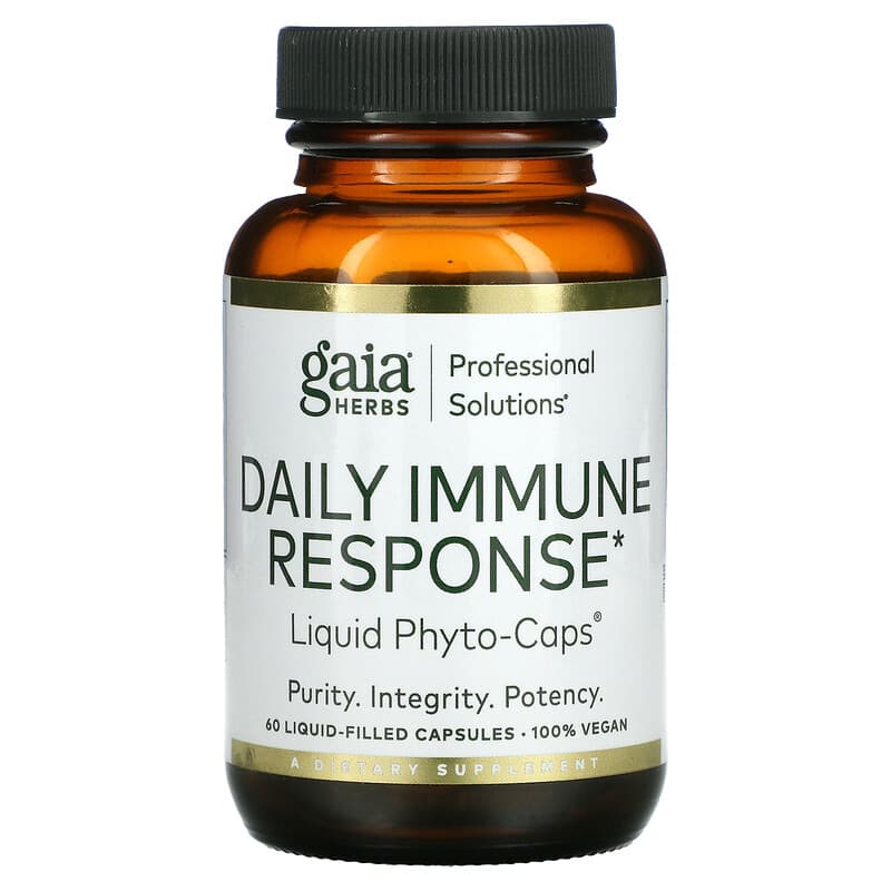Gaia Herbs Professional Solutions Daily Immune Response 60 Liquid-Filled Capsules 1 Gaia Herbs Professional Solutions Daily Immune Response 60 Liquid-Filled viên 751063403542