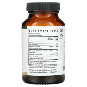 Gaia Herbs Professional Solutions Thyroid Support 120 Liquid-Filled Capsules 751063996785