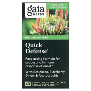 Gaia Herbs Quick Defense 40 viên 751063403603