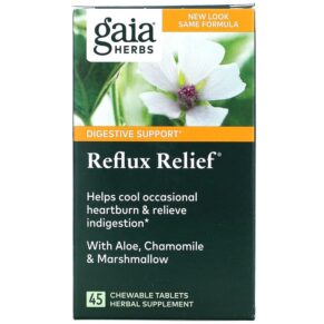 Gaia Herbs Reflux Relief 45 viên 751063146838