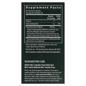 Gaia Herbs SleepThru 60 Vegan Liquid Phyto-Caps 3 Gaia Herbs SleepThru 60 Vegan Liquid Phyto-Caps 751063145763