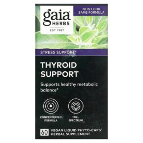 Gaia Herbs Thyroid Support 60 viên 751063399906