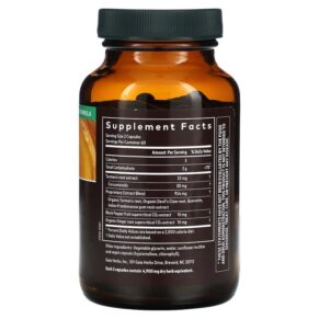 Gaia Herbs Turmeric Supreme 120 Vegan Liquid Phyto-Caps 751063150279