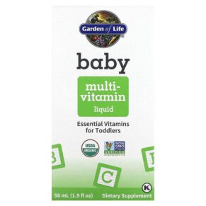 Garden of Life Baby Multivitamin Liquid 1.9 fl oz (56 ml) 658010125208